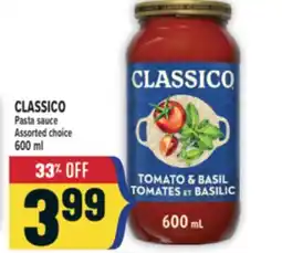 Marché Adonis CLASSICO Pasta sauce offer