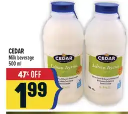 Marché Adonis CEDAR Milk beverage offer