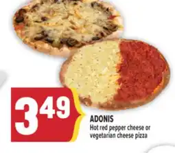 Marché Adonis ADONIS Hot red pepper cheese or vegetarian cheese pizza offer