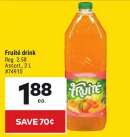 Giant Tiger Fruité drink offer