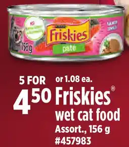 Giant Tiger Friskies wet cat food offer