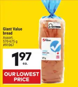 Giant Tiger Giant Value bread offer