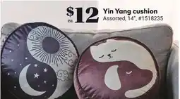 Giant Tiger Yin Yang cushion offer