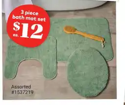 Giant Tiger 3 piece bath mat set offer