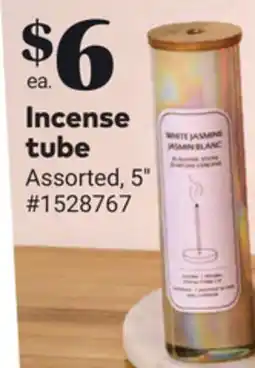Giant Tiger Incense tube offer