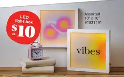 Giant Tiger LED light box offer
