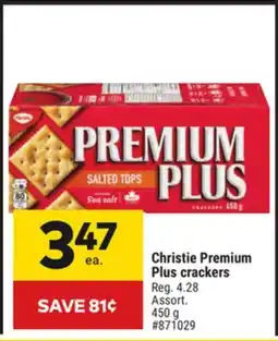 Giant Tiger Christie Premium Plus crackers offer