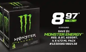 Giant Tiger MONSTER ENERGY offer