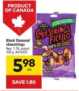 Giant Tiger Black Diamond cheestrings offer