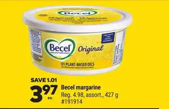 Giant Tiger Becel margarine offer