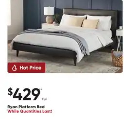 Sleep Country Ryan Platform Bed offer