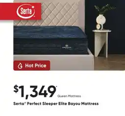 Sleep Country Serta Perfect Sleeper Elite Bayou Mattress offer