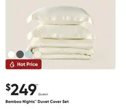 Sleep Country Bamboo Nights Duvet Cover Set offer