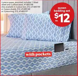 Giant Tiger queen bedding set offer