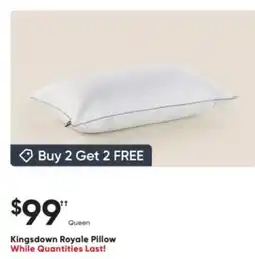 Sleep Country Kingsdown Royale Pillow offer