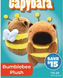 Showcase Capybara Bumblebee Plush offer
