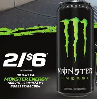 Giant Tiger MONSTER ENERGY offer