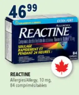 Familiprix REACTINE, Allergy, 10 mg, 84 tablets offer