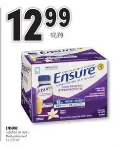 Familiprix ENSURE, Selected meal replacements, 6 x 235 ml offer