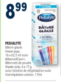 Familiprix PEDIALYTE, Oral rehydration solution, 1litre offer