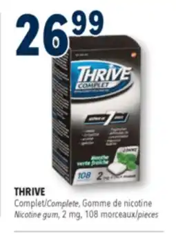 Familiprix THRIVE, Complete, Nicotine gum, 2 mg, 108 pieces offer