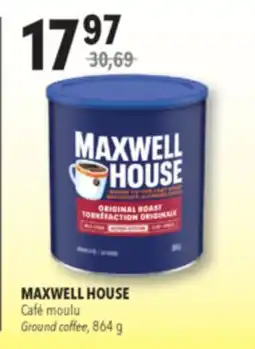 Familiprix MAXWELL HOUSE, Ground coffee, 864 g offer