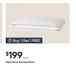 Sleep Country Silk & Snow Eco Soy Pillow offer