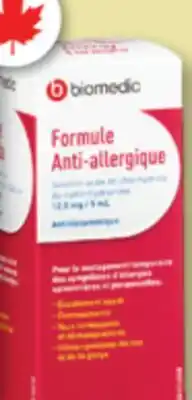 Familiprix BIOMEDIC, Allergy formula, 115 ml offer