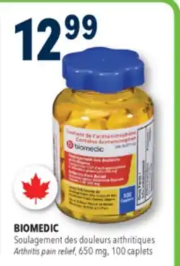 Familiprix BIOMEDIC, Arthritis pain relief, 650 mg, 300 caplets offer