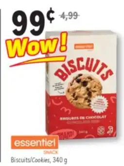 Familiprix ESSENTIEL SNACK, Selected cookies, 300 g to 340 g offer