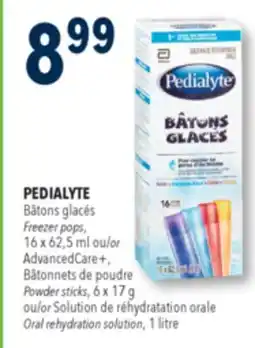 Familiprix PEDIALYTE, AdvancedCare+, Oral rehydration solution offer