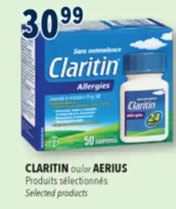 Familiprix CLARITIN or AERIUS, Selected products offer
