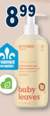 Familiprix ATTITUDE, Baby Leaves, Natural shampoo & body wash, 473 ml offer