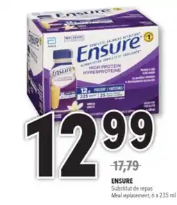 Familiprix ENSURE Meal replacement, 6x 235ml offer