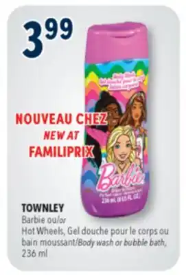 Familiprix BARBIE or HOT WHEELS, Body wash or bubble bath, 236 ml offer