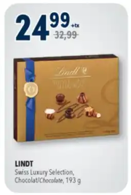 Familiprix LINDT, Swiss Luxury Selection, Chocolat, 193g offer