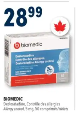 Familiprix BIOMEDIC, Desloratadine, Allergy control, 5 mg, 50 tablets offer
