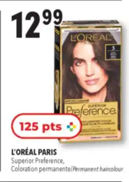 Familiprix L'ORÉAL PARIS, Superior Preference, Permanent haircolour offer