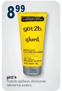 Familiprix göt2b, Selected hair products offer