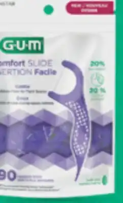 Familiprix GUM, Comfort Slide dental floss picks Fresh Mint 90 offer