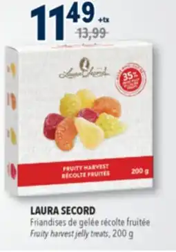 Familiprix LAURA SECORD, Friandises de gelée récolte fruitée, 200 g offer