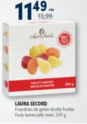 Familiprix LAURA SECORD, Friandises de gelée récolte fruitée, 200 g offer