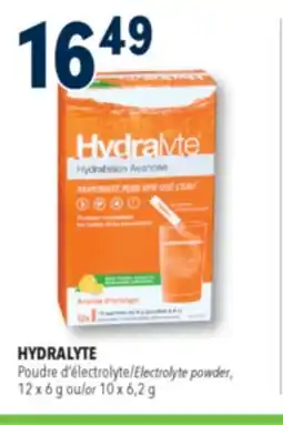 Familiprix HYDRALYTE, Electrolyte powder, 12 x 6 g ou/or 10 x 6,2 g offer