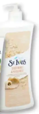 Familiprix ST. IVES, Body lotion, 600 ml or Apricot scrub, 300 ml offer