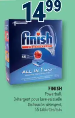 Familiprix FINISH, Powerball, Dishwasher detergent, 55 tabs or Quantum, 45 tabs offer