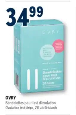 Familiprix OVRY, Bandelettes pour test d'ovulation offer