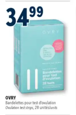 Familiprix OVRY, Bandelettes pour test d'ovulation offer