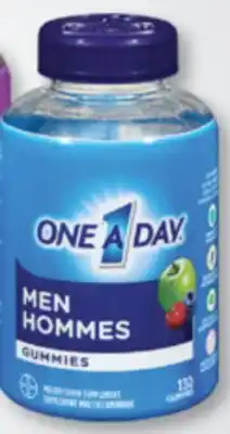 Familiprix ONE A DAY, Men, Gummies, Selected multivitamin supplements offer