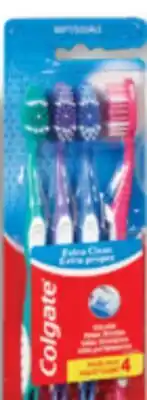 Familiprix Colgate Extra Clean toothbrush Soft 4un offer
