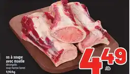 Metro OS À SOUPE AVEC MOELLE | SOUP MARROW BONES offer